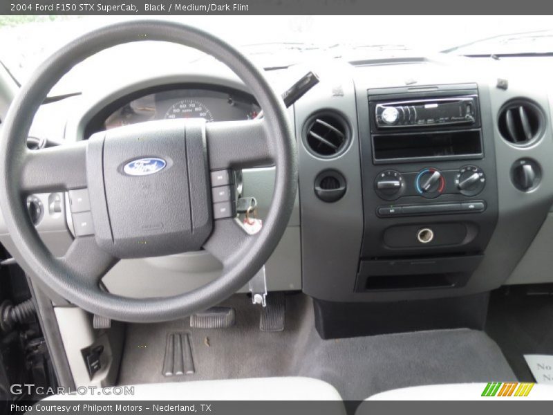 Black / Medium/Dark Flint 2004 Ford F150 STX SuperCab