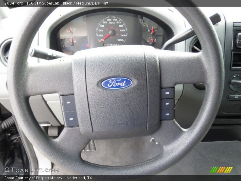 Black / Medium/Dark Flint 2004 Ford F150 STX SuperCab