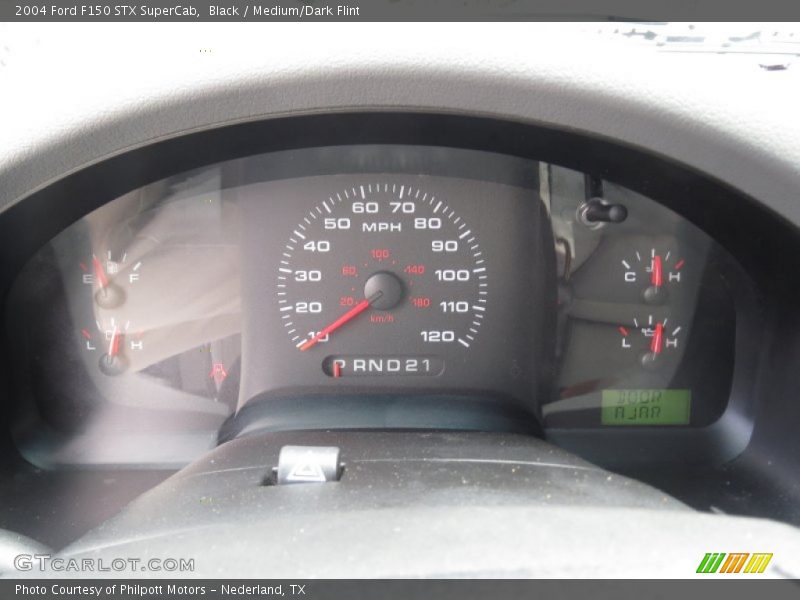 Black / Medium/Dark Flint 2004 Ford F150 STX SuperCab