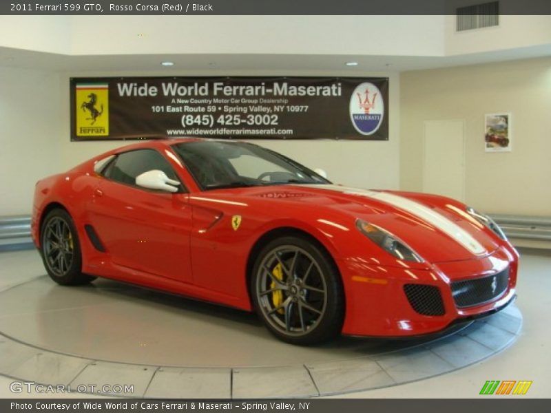 Rosso Corsa (Red) / Black 2011 Ferrari 599 GTO