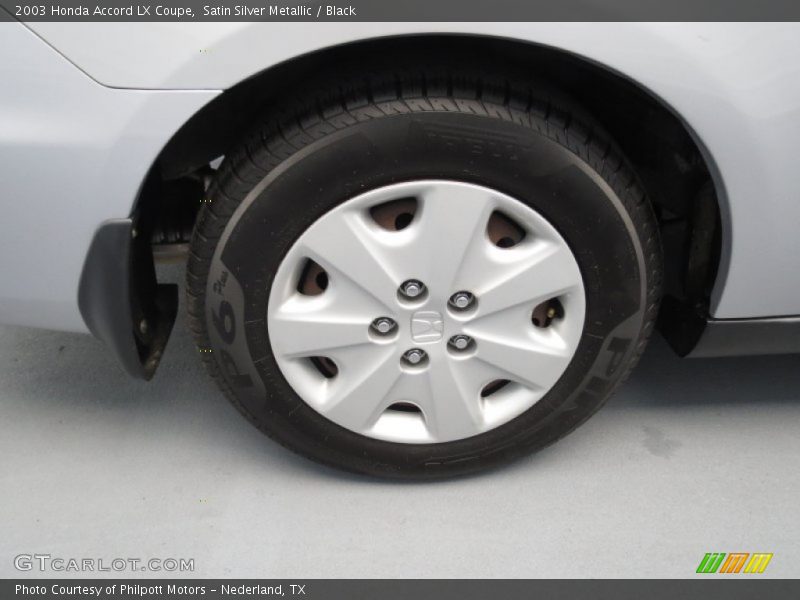 Satin Silver Metallic / Black 2003 Honda Accord LX Coupe
