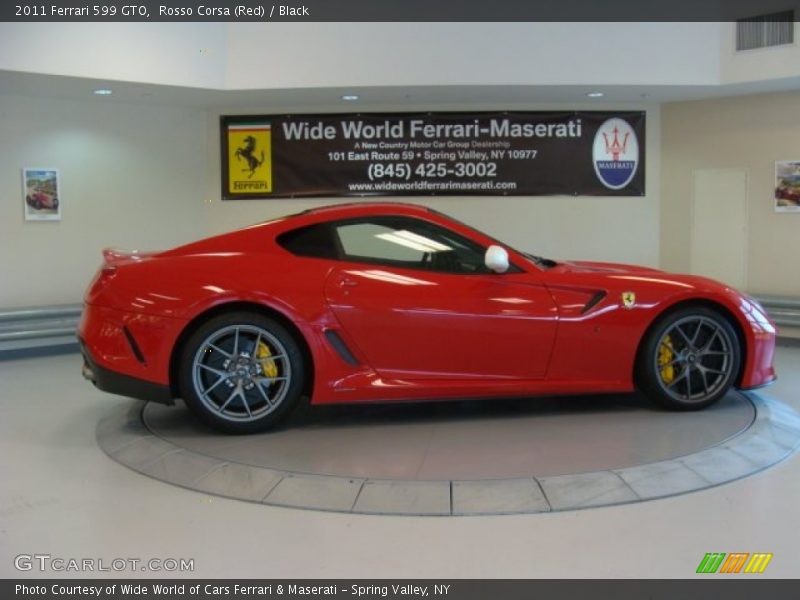 Rosso Corsa (Red) / Black 2011 Ferrari 599 GTO