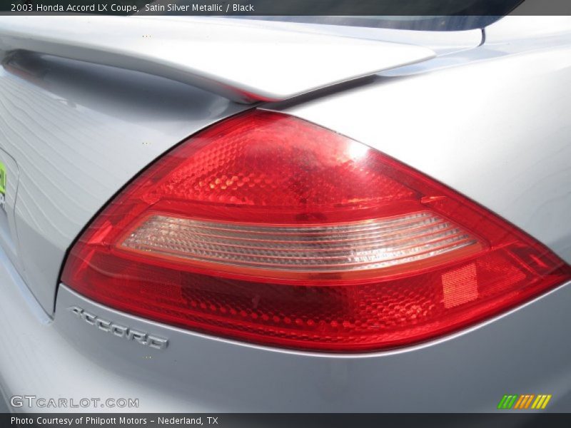 Satin Silver Metallic / Black 2003 Honda Accord LX Coupe
