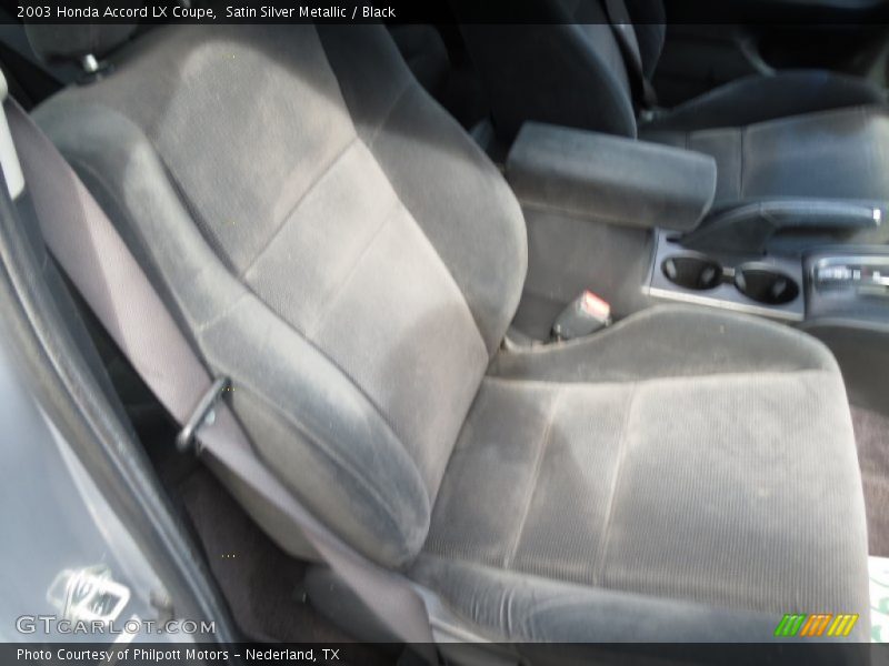 Satin Silver Metallic / Black 2003 Honda Accord LX Coupe