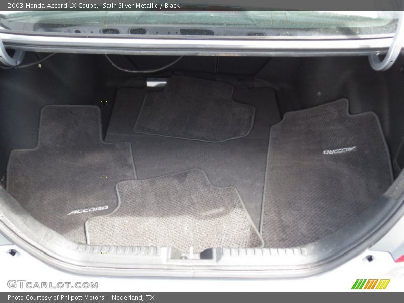 Satin Silver Metallic / Black 2003 Honda Accord LX Coupe