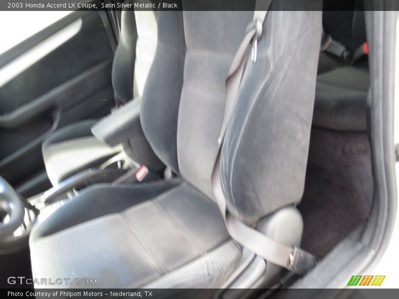 Satin Silver Metallic / Black 2003 Honda Accord LX Coupe