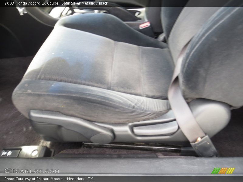Satin Silver Metallic / Black 2003 Honda Accord LX Coupe