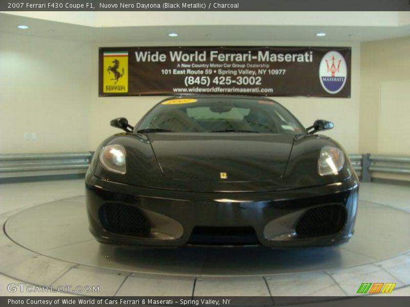 Nuovo Nero Daytona (Black Metallic) / Charcoal 2007 Ferrari F430 Coupe F1