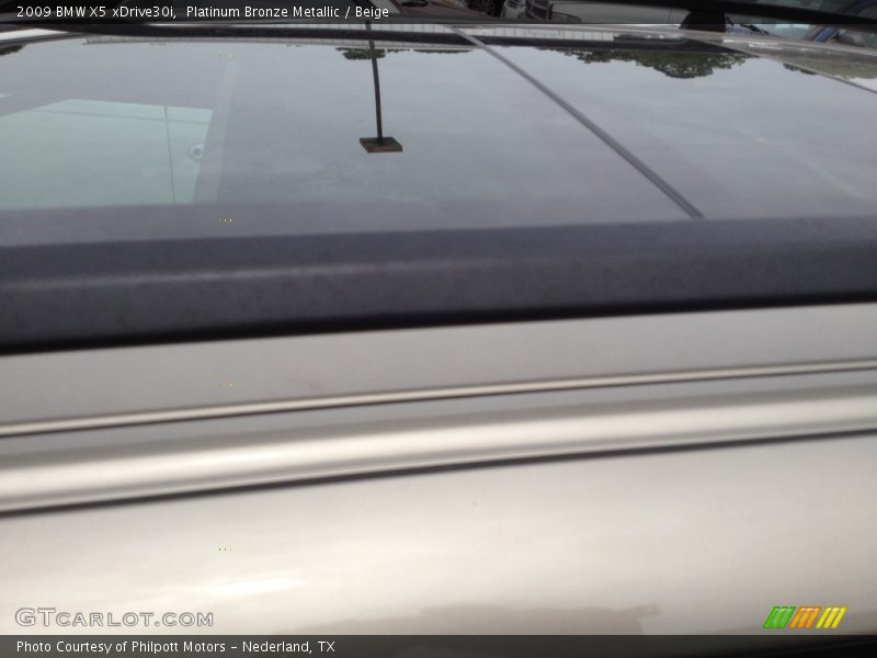 Platinum Bronze Metallic / Beige 2009 BMW X5 xDrive30i