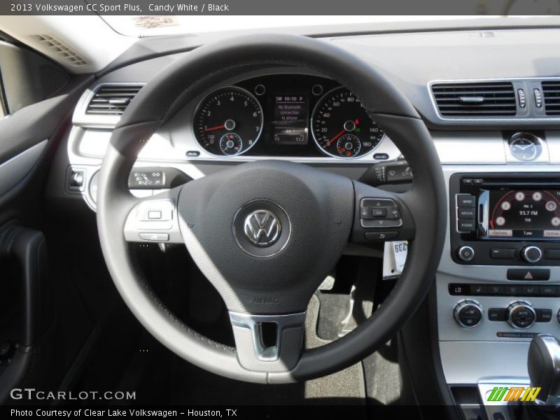 Candy White / Black 2013 Volkswagen CC Sport Plus