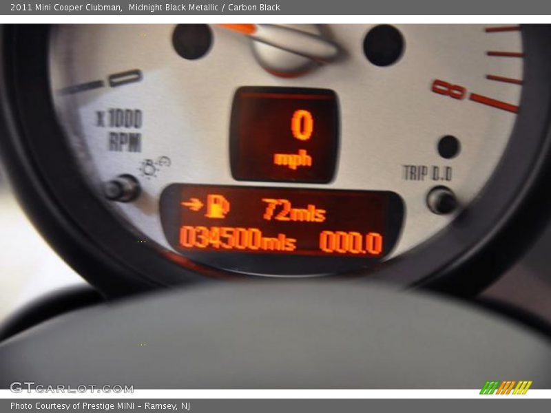 Midnight Black Metallic / Carbon Black 2011 Mini Cooper Clubman