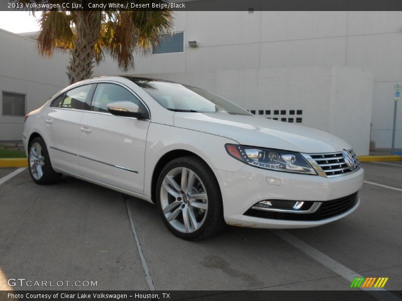 Candy White / Desert Beige/Black 2013 Volkswagen CC Lux