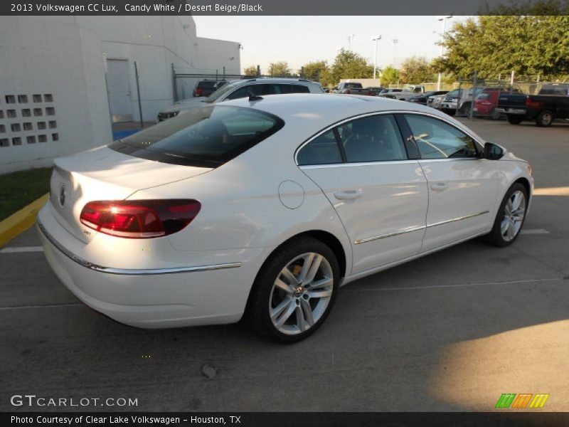 Candy White / Desert Beige/Black 2013 Volkswagen CC Lux