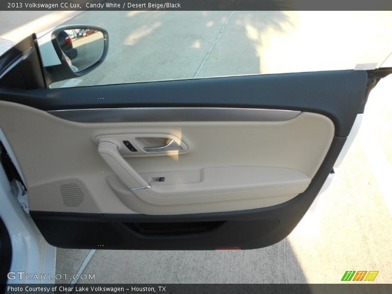 Candy White / Desert Beige/Black 2013 Volkswagen CC Lux