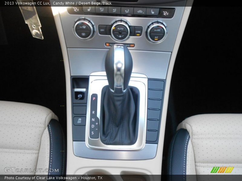 Candy White / Desert Beige/Black 2013 Volkswagen CC Lux