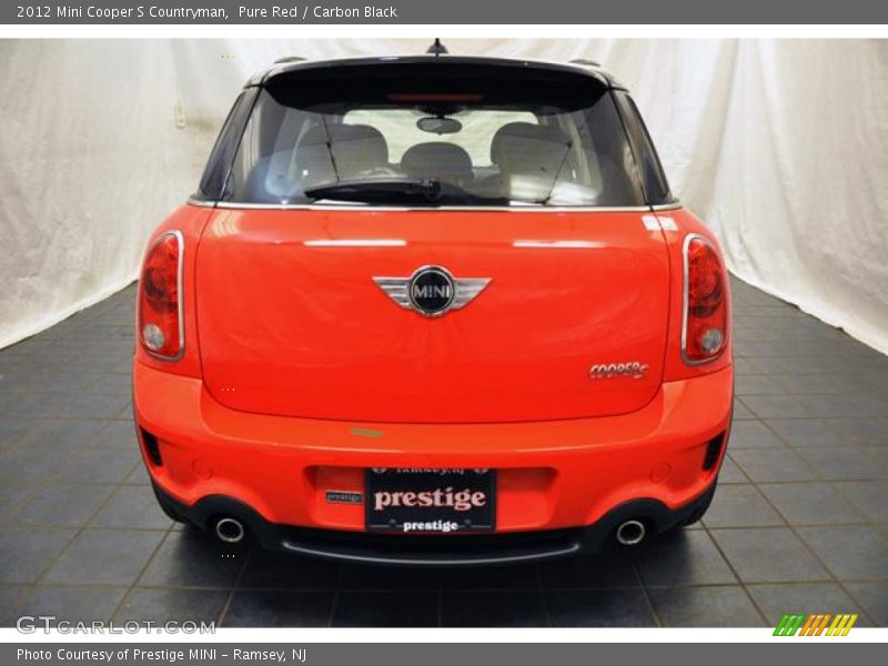 Pure Red / Carbon Black 2012 Mini Cooper S Countryman