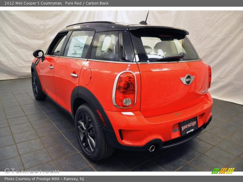 Pure Red / Carbon Black 2012 Mini Cooper S Countryman