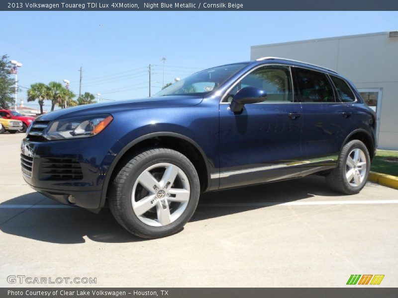 Night Blue Metallic / Cornsilk Beige 2013 Volkswagen Touareg TDI Lux 4XMotion