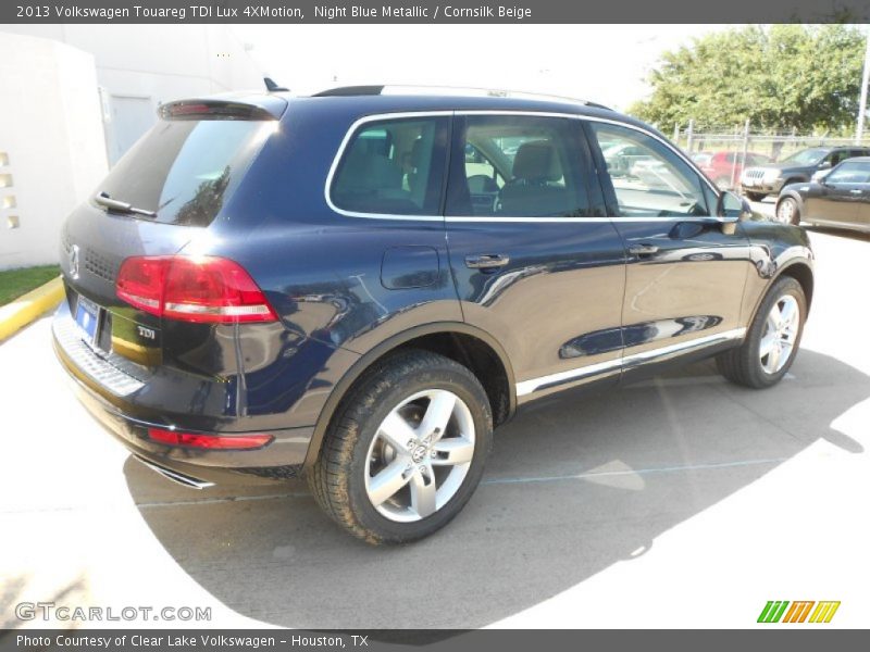 Night Blue Metallic / Cornsilk Beige 2013 Volkswagen Touareg TDI Lux 4XMotion
