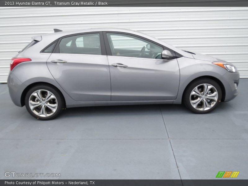 Titanium Gray Metallic / Black 2013 Hyundai Elantra GT