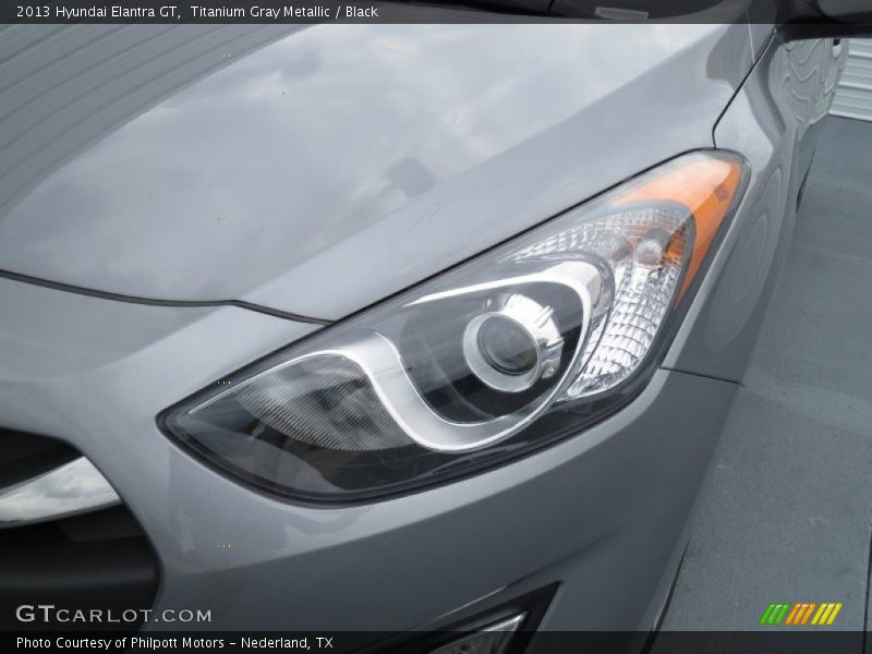 Titanium Gray Metallic / Black 2013 Hyundai Elantra GT