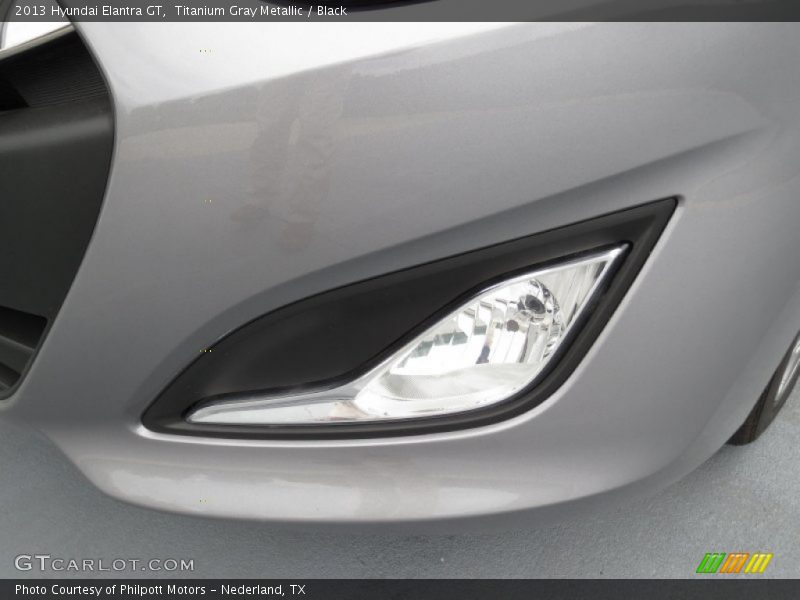 Titanium Gray Metallic / Black 2013 Hyundai Elantra GT