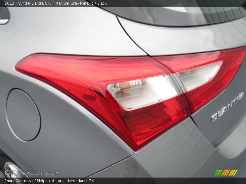 Titanium Gray Metallic / Black 2013 Hyundai Elantra GT