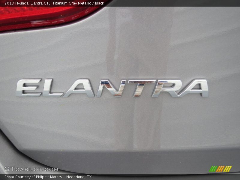 Titanium Gray Metallic / Black 2013 Hyundai Elantra GT