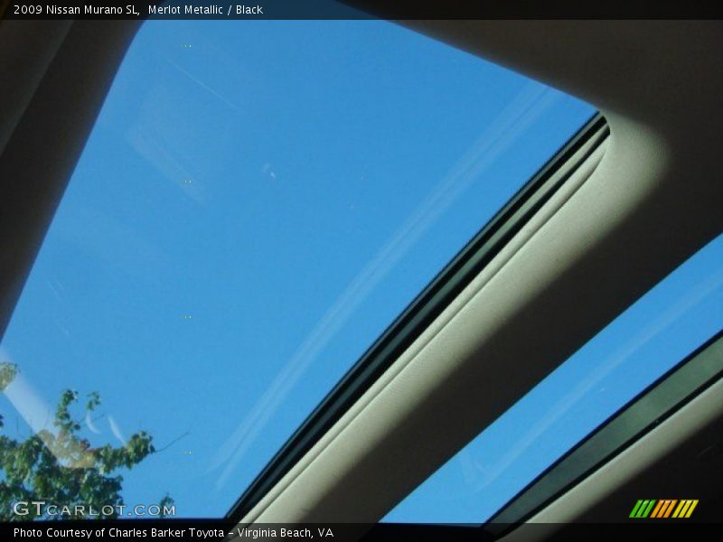 Merlot Metallic / Black 2009 Nissan Murano SL