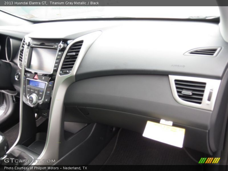 Titanium Gray Metallic / Black 2013 Hyundai Elantra GT