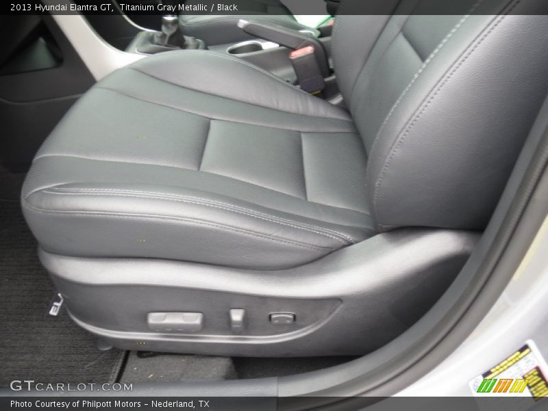 Titanium Gray Metallic / Black 2013 Hyundai Elantra GT