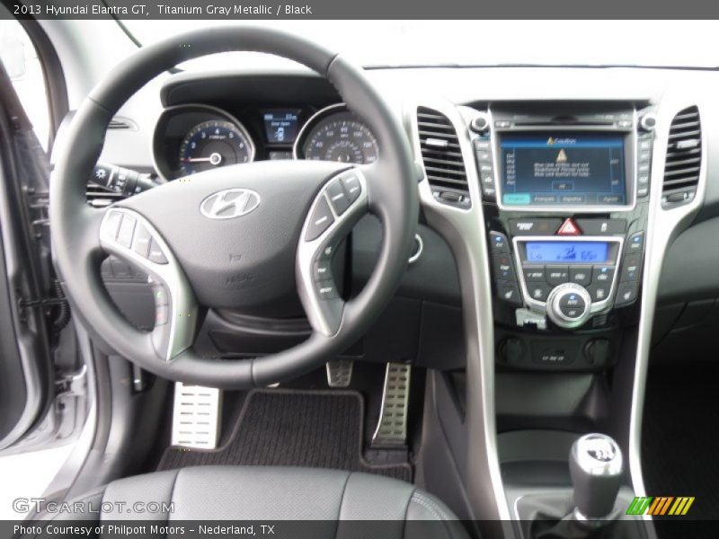 Titanium Gray Metallic / Black 2013 Hyundai Elantra GT