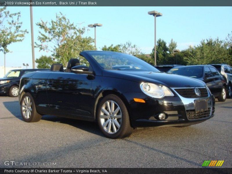 Black Uni / Titan Black 2009 Volkswagen Eos Komfort