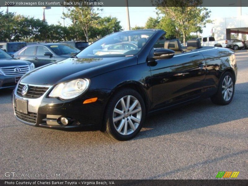 Black Uni / Titan Black 2009 Volkswagen Eos Komfort