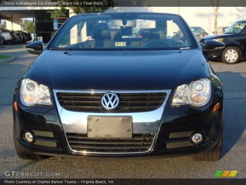 Black Uni / Titan Black 2009 Volkswagen Eos Komfort