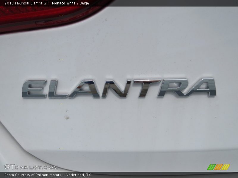 Monaco White / Beige 2013 Hyundai Elantra GT