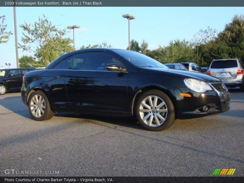 Black Uni / Titan Black 2009 Volkswagen Eos Komfort