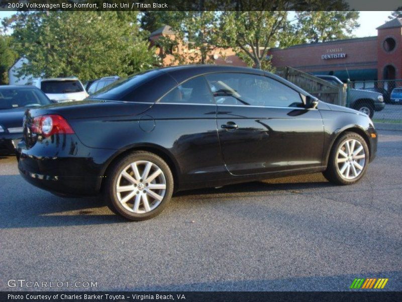 Black Uni / Titan Black 2009 Volkswagen Eos Komfort