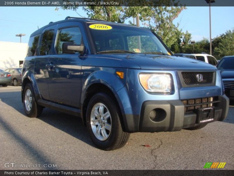 Atomic Blue Metallic / Black/Gray 2006 Honda Element EX-P AWD