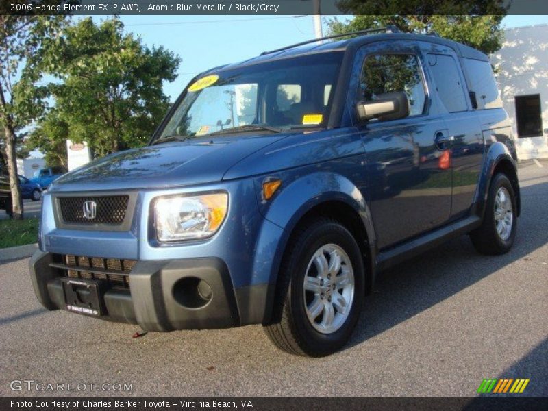 Atomic Blue Metallic / Black/Gray 2006 Honda Element EX-P AWD