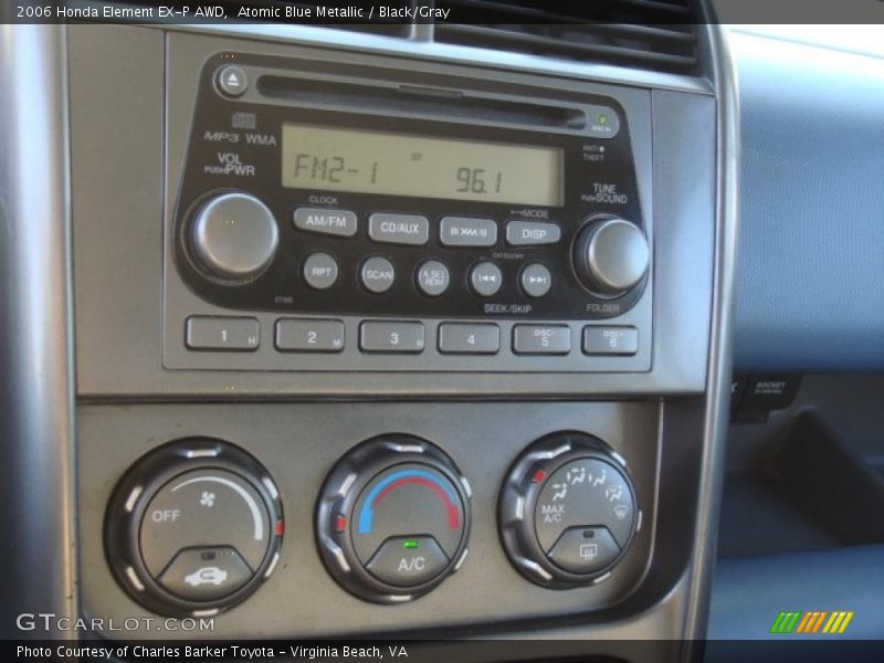 Atomic Blue Metallic / Black/Gray 2006 Honda Element EX-P AWD