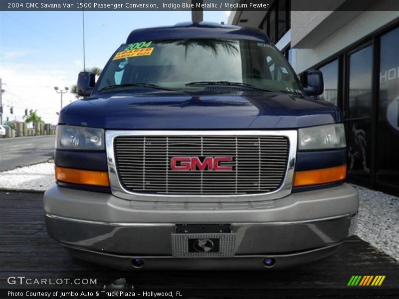 Indigo Blue Metallic / Medium Pewter 2004 GMC Savana Van 1500 Passenger Conversion