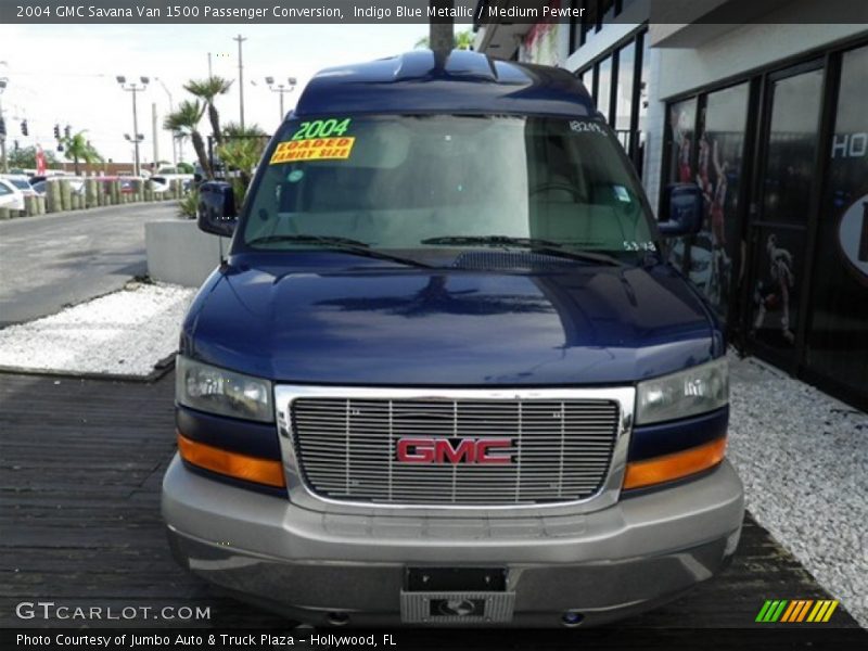 Indigo Blue Metallic / Medium Pewter 2004 GMC Savana Van 1500 Passenger Conversion