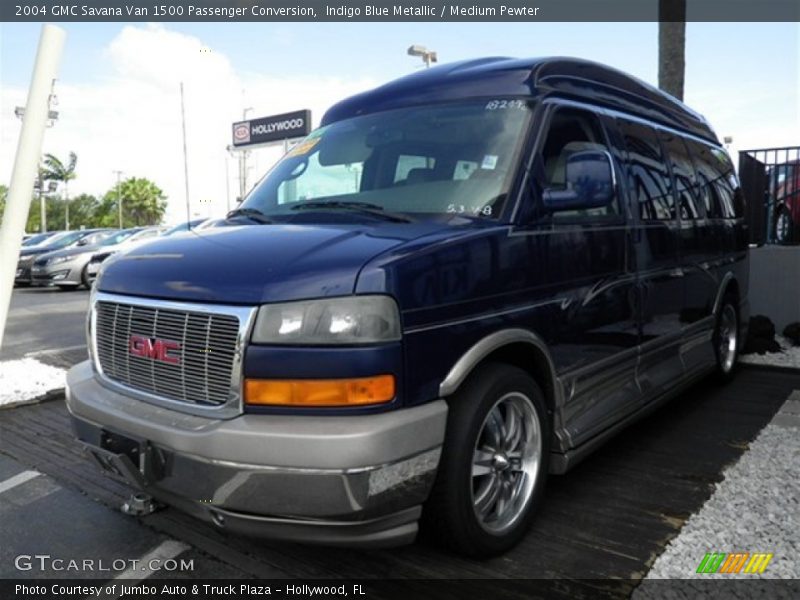 Indigo Blue Metallic / Medium Pewter 2004 GMC Savana Van 1500 Passenger Conversion