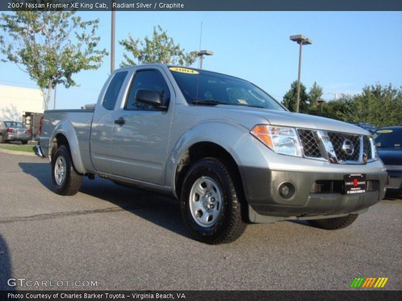 Radiant Silver / Graphite 2007 Nissan Frontier XE King Cab