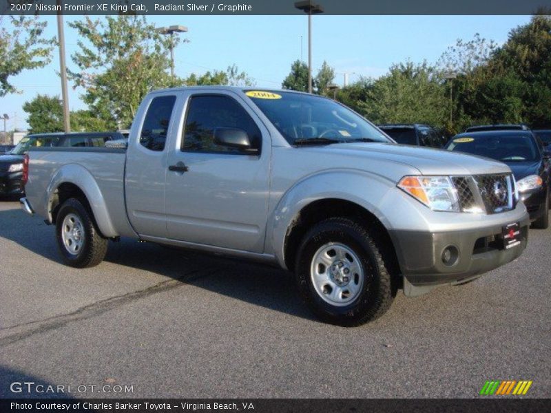 Radiant Silver / Graphite 2007 Nissan Frontier XE King Cab