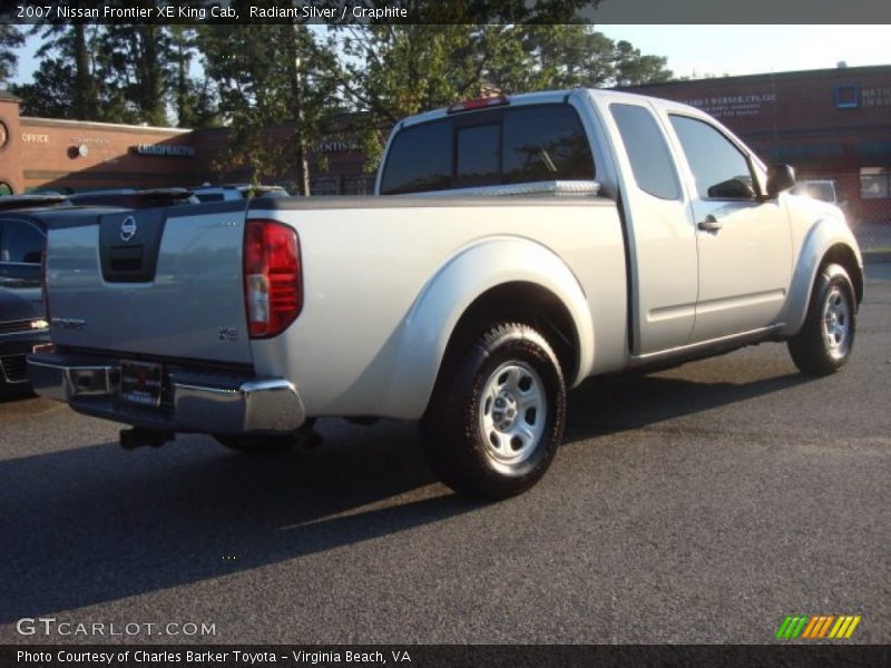 Radiant Silver / Graphite 2007 Nissan Frontier XE King Cab