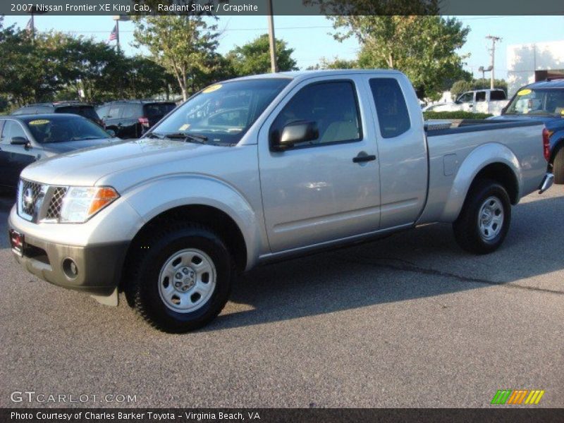 Radiant Silver / Graphite 2007 Nissan Frontier XE King Cab