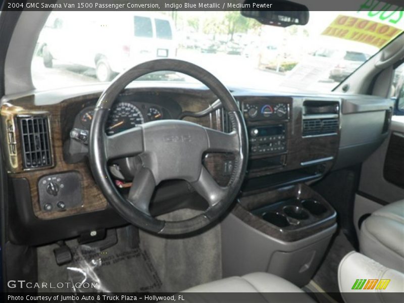 Indigo Blue Metallic / Medium Pewter 2004 GMC Savana Van 1500 Passenger Conversion