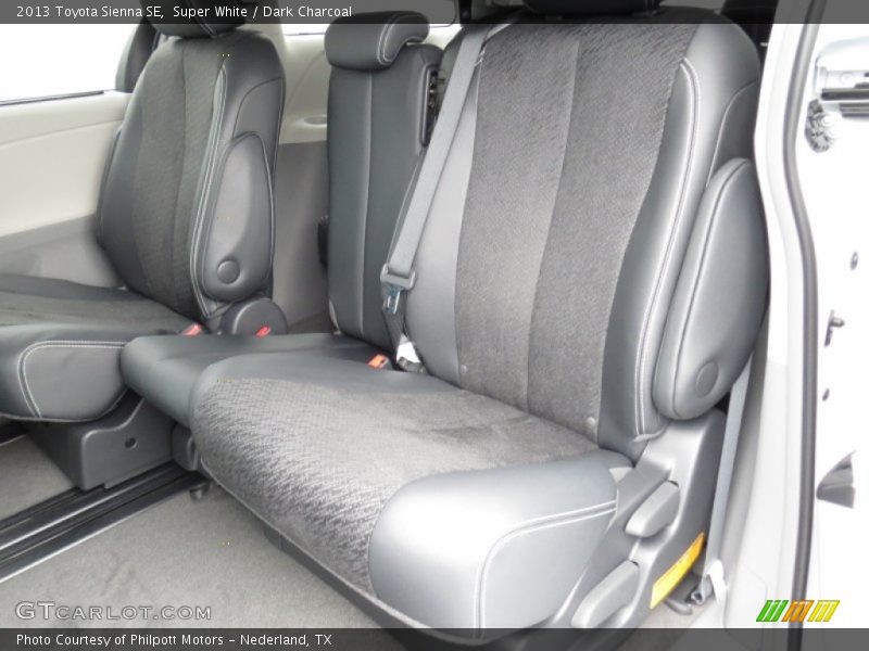 Rear Seat of 2013 Sienna SE